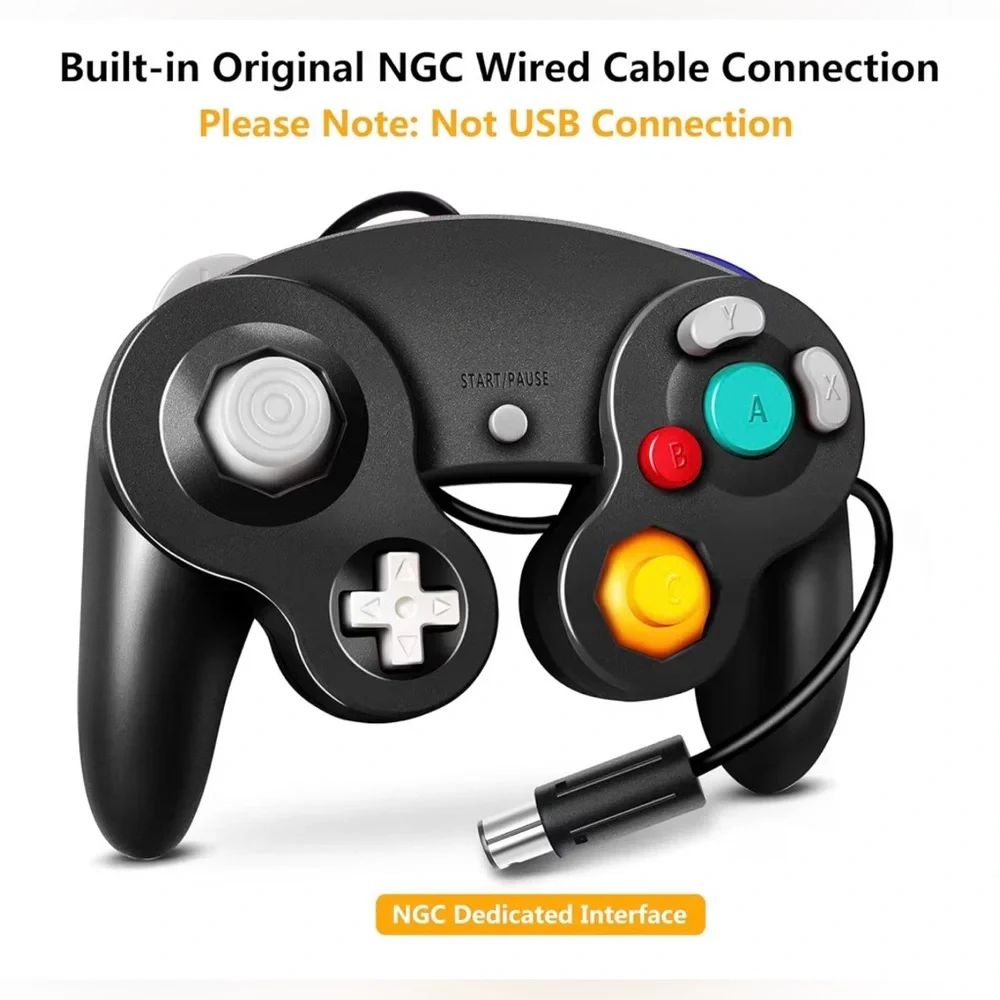 Fiotok Classic Wired Nintendo GameCube Controller Brand New